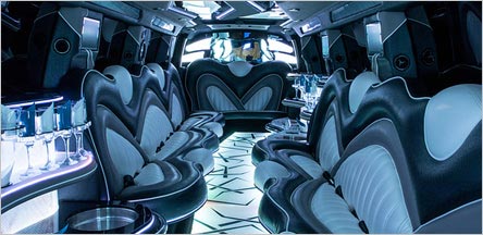 Napa Range Rover Stretch Limo Interior