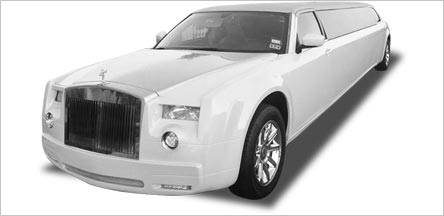 Napa Roll Royce Stretch Limo Exterior
