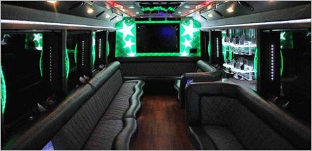 40 Passengers Party Bus Interior Napa