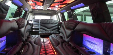 Cadillac Escalade Limousine Napa Interior