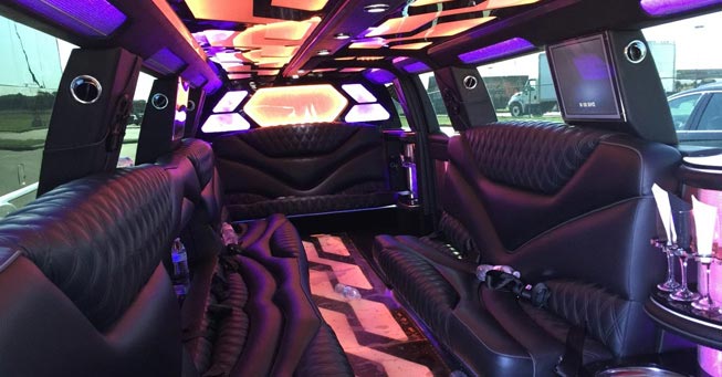 Escalade Limo Napa Interior