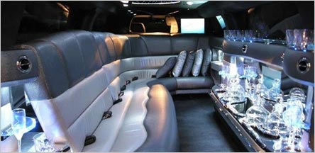 Hummer Limousine Napa Interior