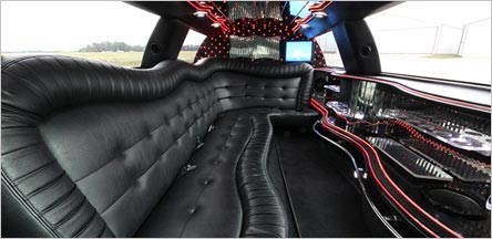 Lincoln Stretch Limo Interior Napa