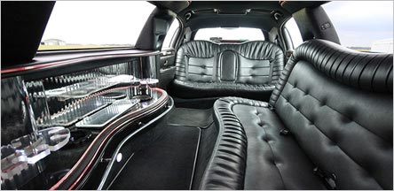 Lincoln Stretch Limousine Interior Napa