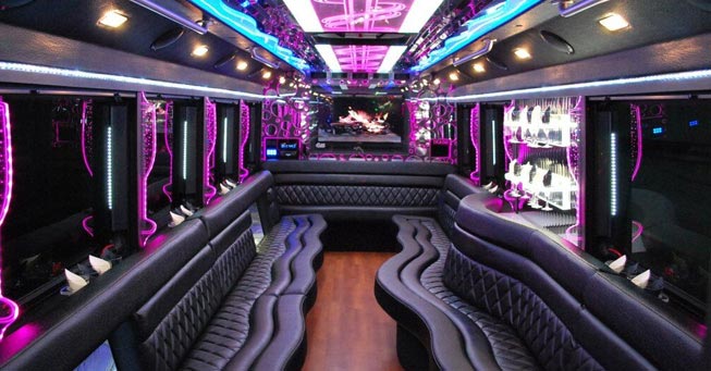 Napa 40 Passenger Party Bus Interior