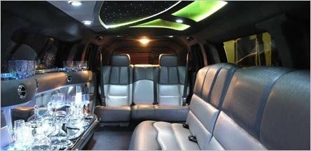 Napa Hummer Limousine Interior