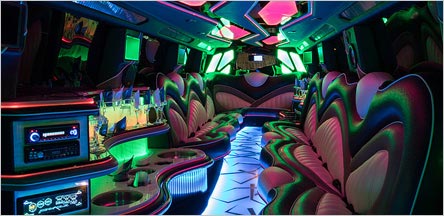 Napa Range Rover Stretch Limousine Interior