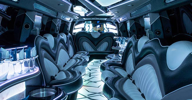 Range Rover Stretch Limo Napa Interior