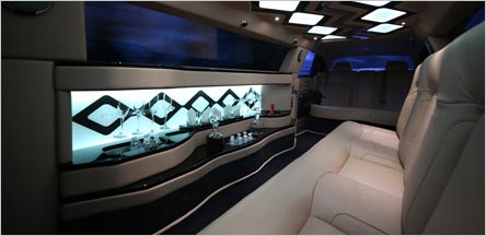 Roll Royce Stretch Limo Interior Napa